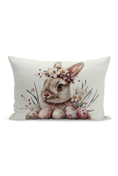 Bertille Home Husă de pernă cu imprimare digitală pe două fețe, seria Spring ...