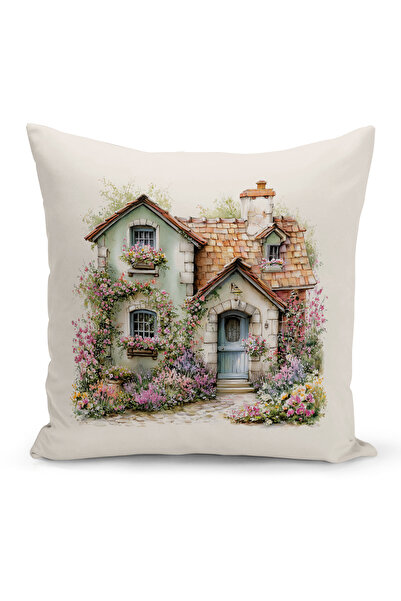 Bertille Home Spring Series Double-Sided Digital Printed Throw Pillow Cover (...