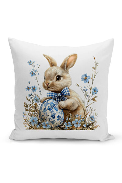 Bertille Home Ανοιξιάτικη Σειρά Κάλυμμα Μαξιλαριού Διπλής Όψης με Ψηφιακή Εκτ...