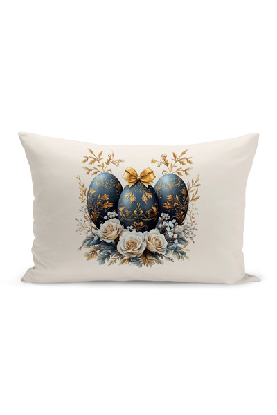 Bertille Home Ανοιξιάτικη Σειρά Κάλυμμα Μαξιλαριού Διπλής Όψης με Ψηφιακή Εκτ...