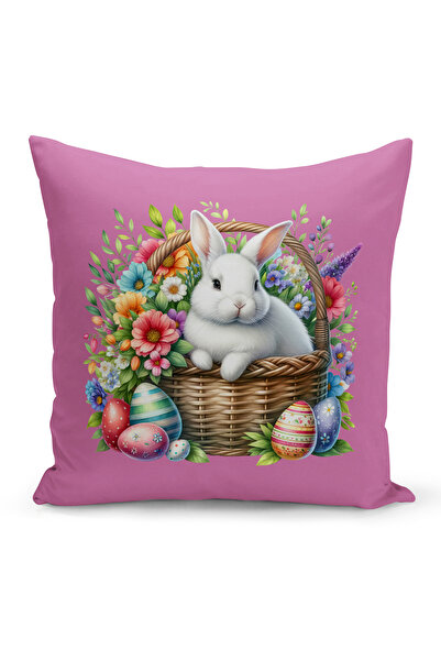 Bertille Home Husă de pernă cu imprimare digitală pe două fețe, seria Spring ...