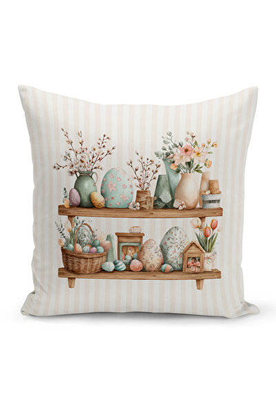 Bertille Home Husă de pernă cu imprimare digitală pe două fețe, seria Spring ...