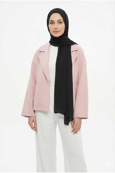 lavinscarfs Lavin Scarfs Daily Collection Viscose Shawl Black