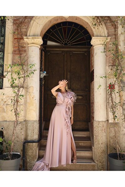 La Belle Atelier فستان ساتان ناعم