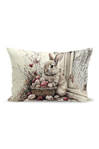 Bertille Home Ανοιξιάτικη Σειρά Κάλυμμα Μαξιλαριού Διπλής Όψης με Ψηφιακή Εκτ...