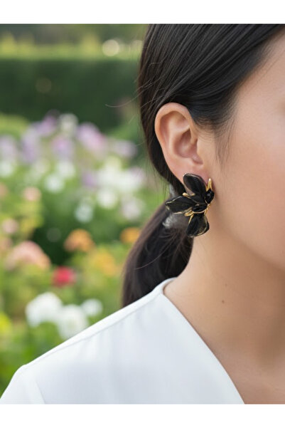 Leerybee Satin Textured Floral Figured Women's Earrings