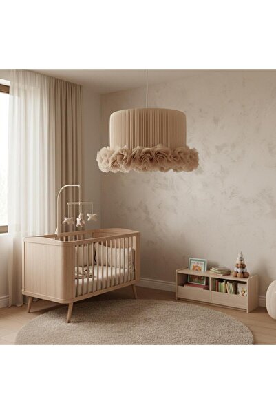 Elizim Home Lighting Tütü bej çocuk sarkıt avize