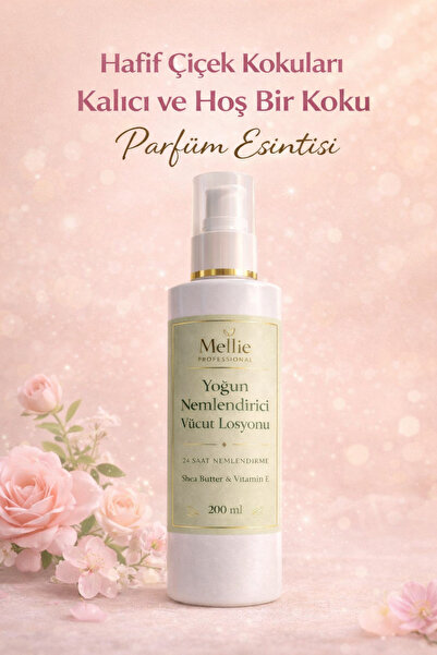Mellie Professional Yoğun Nemlendirici Vücut Losyonu – 200 ml