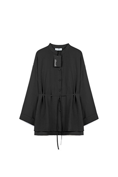 praye Туніка з застібками і петлями, чорна