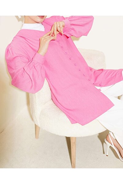 Burcia Brit Buttoned V-Neck Shirt