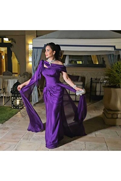 Prestige dresses Purple taffeta dress