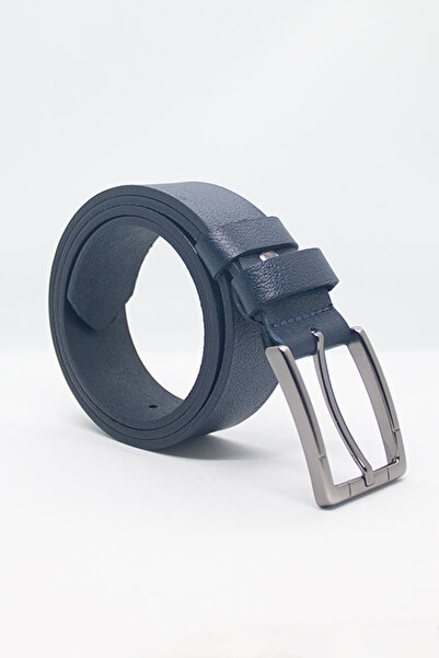 Paşala Leather Ανδρική αθλητική ζώνη από γνήσιο δέρμα, μπλε ναυτικό, 3,5 εκ.,...