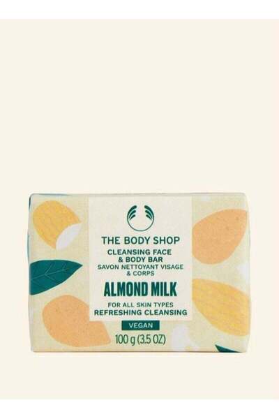 THE BODY SHOP صابون حليب اللوز للوجه والجسم