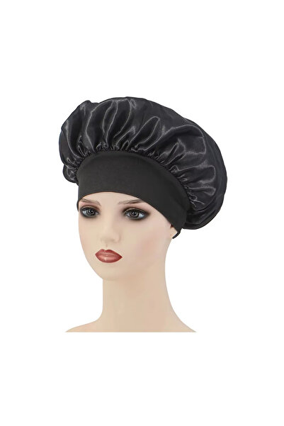 Choice 1pc-B sleep cap Silk Satin Bonnets for Women & Men - Elastic Wide Band...