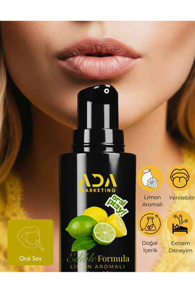 Ada Marketing limon aromalı yenilebilir kayganlaştırıcı jel 30 ml