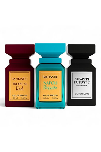 Montage Brands Set of 3 long-lasting 100 ml perfumes – women and men – ideal ...