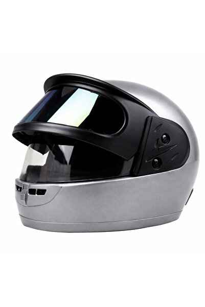 FIXATO Cască integrală unisex pentru motocicletă/scuter, cu vizieră dublă, FI...