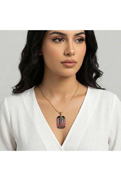 hesperides قلادة على شكل الإمبراطورة مرصعة بالأحجار الملونة