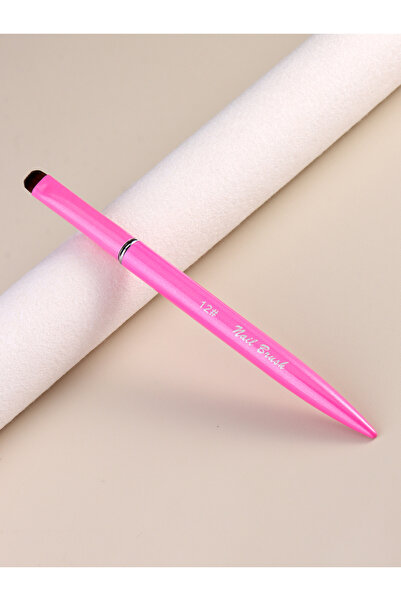 Choice Light Grey Gel nail polish brush, nail art design brush, wooden alloy ...