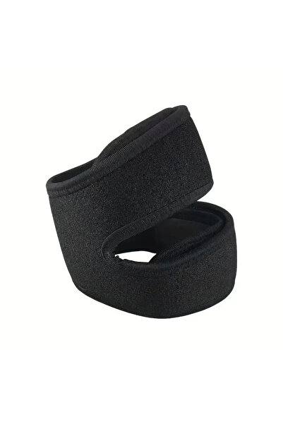 Choice واقي ركبة رياضي أسود اللون، قطعة واحدة، مزدوج الرضفة، حزام دعم وتر الر...