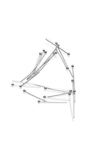 Choice 50pcs-30mm steel 50Pcs 0.6mm Stainless Steel Water Gold Plated Head Pi...