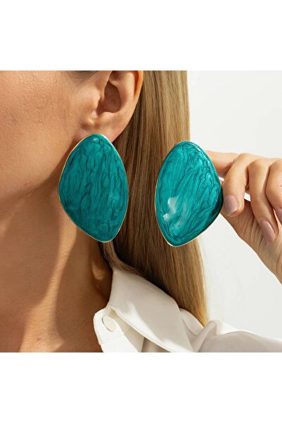 Choice Style 6 KunJoe 6 Colors New Trendy Geometric Large Stud Earrings for W...