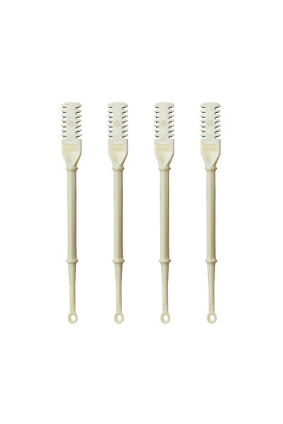 Choice beige-4pcs 3/5/10Pcs Nose Hair Remover 360 Rotating Nasal Clippers Nos...