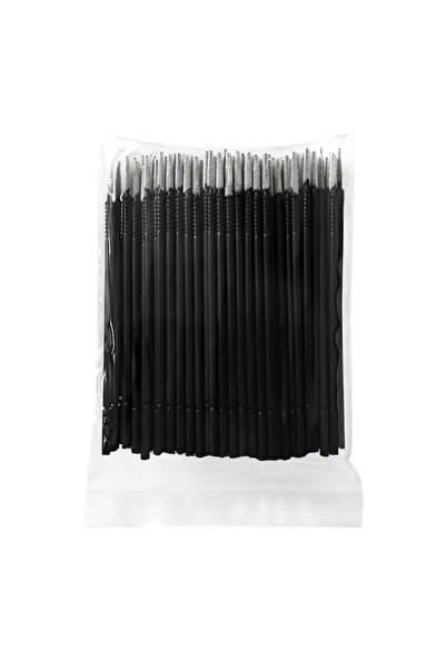 choice2 Black 100pcs/Pack Bendable Micro Brushes Disposable Microbrush Applic...