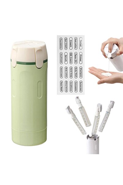Choice green 4 In 1 Travel Dispenser Portable Travel Bottles Leak Proof Leakp...
