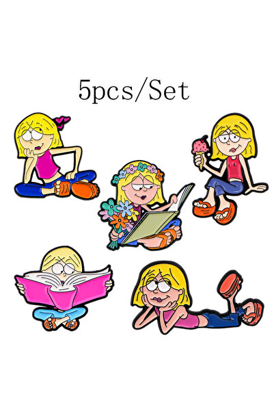 Choice 4 قطع (3-10 قطع/مجموعة) دبابيس بروش مطلية بالمينا لشخصيات كرتونية كلاس...