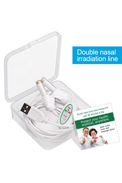 Choice with box 650nm Semiconductor Laser Dual Nasal Irradiation with USB for...
