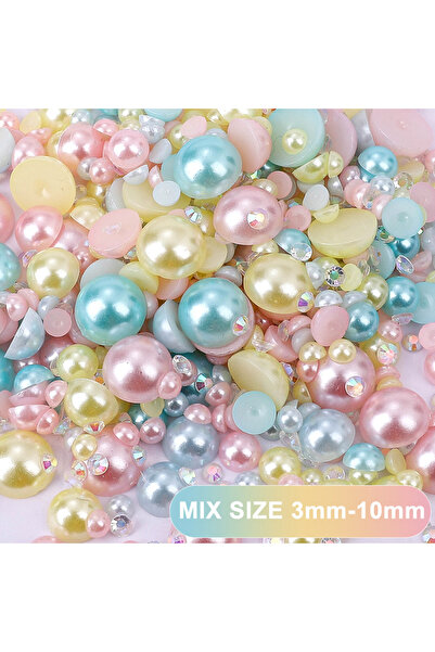 NAILFYOU حقيبة واحدة حقيبة واحدة زينة أظافر يابانية متنوعة من الراتنج اللؤلؤي...