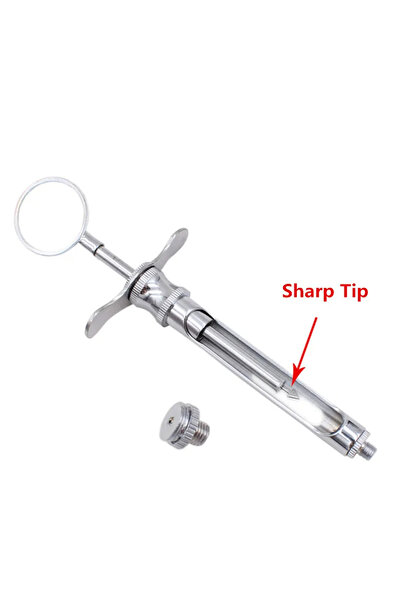 Choice1 محقنة شفط تخدير أسنان ذات طرف حاد، قطعة واحدة، محقنة أسنان من الفولاذ...