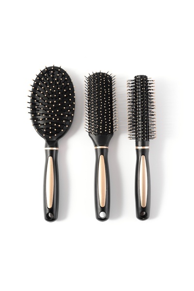 Choice فرشاة شعر مضادة للكهرباء الساكنة بثلاث قطع، مزودة بوسادة هوائية، لتدلي...