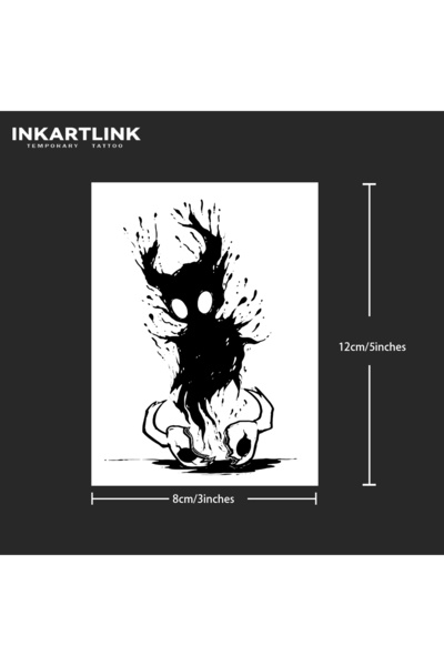 Choice 835-0812M The devil is out of body Temporary Tattoo,Lasts To 15 Days N...