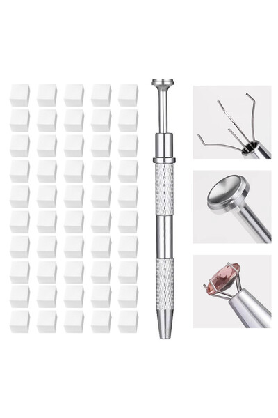 Choice 50pcs and 1pc pen 50PCS Sponge Gradient Nail Art Stamper Tools Gel Pol...