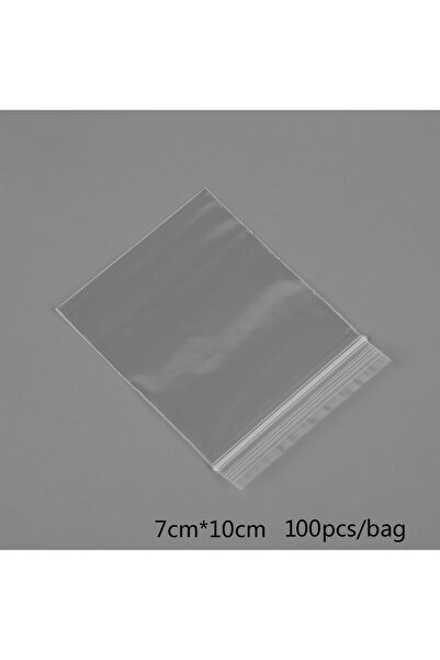 Choice 100pcs 7cm x10cm 100pcs/bag 5*7/6*8/7*10/8*12/10*15/12*17cm Zipped Loc...