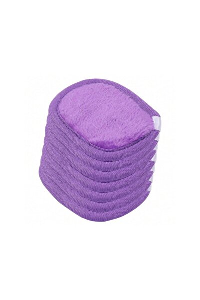 Choice3 مجموعة أدوات تنظيف الوجه لإزالة المكياج، لون بنفسجي، 5 قطع، وسادات قا...