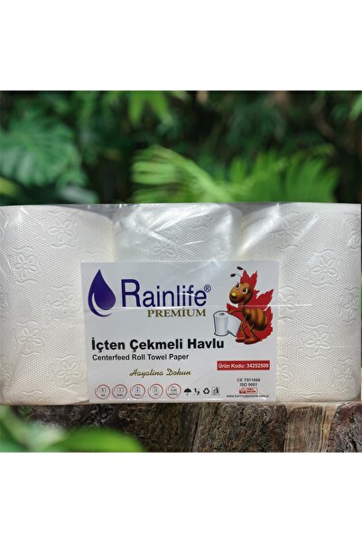 KARINCA RAİNLİFE مناديل ورقية قابلة للسحب من الداخل RAINLIFE 2.5، لفة عملاقة ...