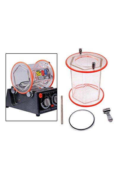 Choice Barrel Drum for KT6808 Roller Polisher Assembly Jewelry Rotary Replace...