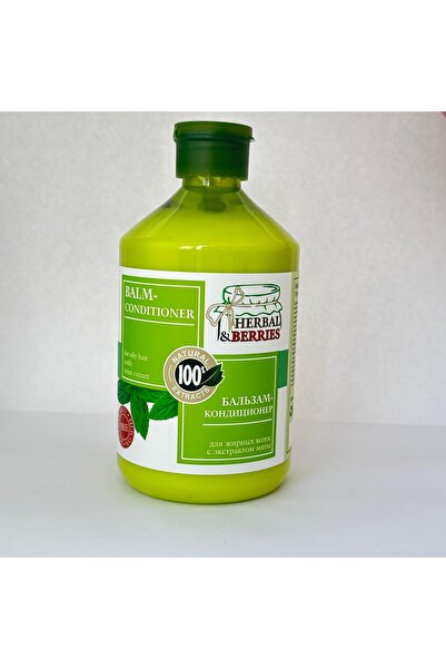 Herbal & Berries Balm-conditioner for oily hair with mint extract