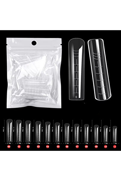 Choice 60 قالب أظافر مكعب الشكل، 60 قطعة/كيس، لتمديد الأظافر باستخدام طلاء جل...