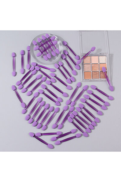 Choice قلم ظلال عيون إسفنجي مزدوج الرأس، لون بنفسجي، 50 قطعة، ناعم وغير لزج، ...