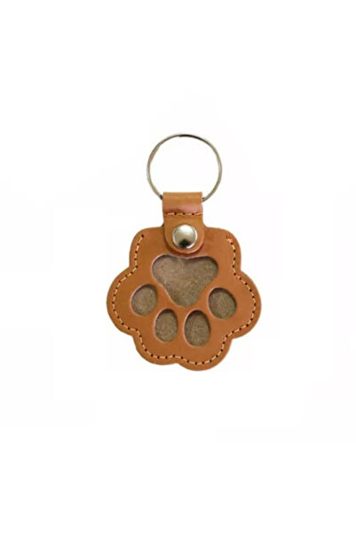 Choice Brown Cute Cat Claw Keychain Creative Puppy Pet Hair Storage Bag Keyri...