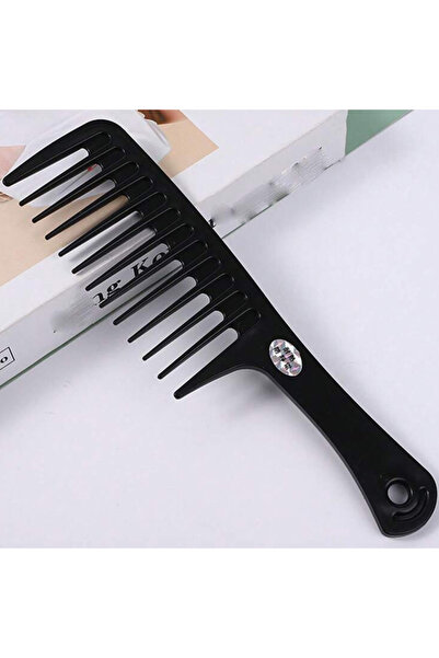 Choice مشط شعر أسود واسع الأسنان للنساء، متين وكبير الحجم، أداة لتصفيف الشعر ...