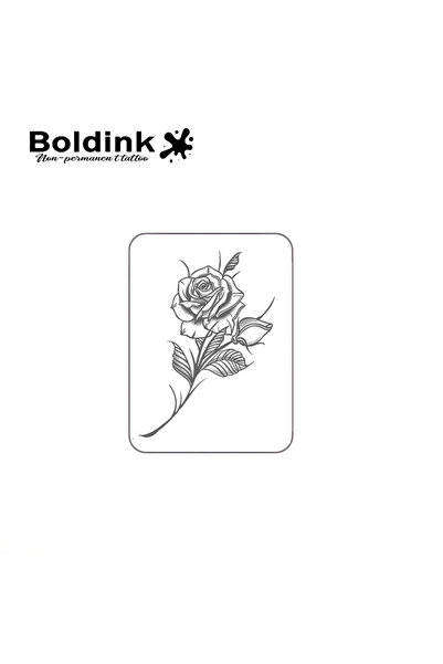 Choice B042-0810M وشم مؤقت على شكل وردة، يدوم حتى 15 يومًا، تقنية جديدة سحرية...