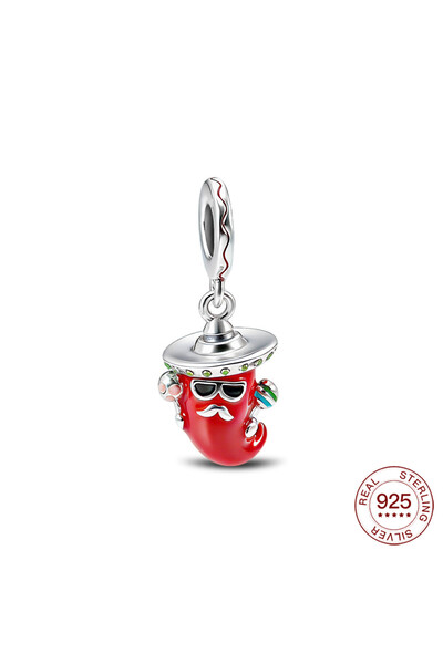 Choice NBC0678 New 925 Sterling Silver Highland Cattle Pendant Bee Ladybug Ch...