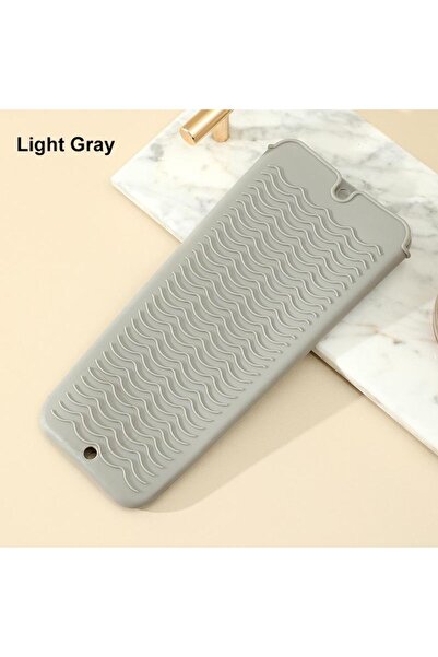 Choice Gray 1PC Silicone Hair Curling Wand Cover Hair Straightener Storage Ba...