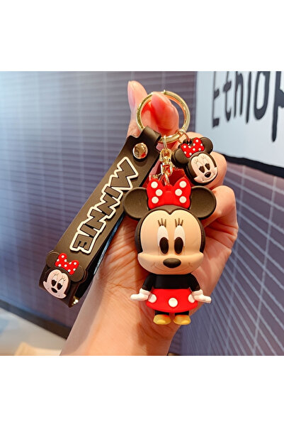 Choice KC3031 New creative Mickey Minnie keychain cute Mickey Mouse three-dim...