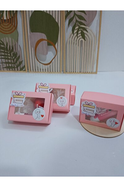 MISS FACTORX 10 lip balm dispensers and 10 strawberry wax sticks and boxes